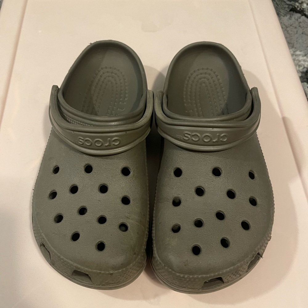 Green Crocs